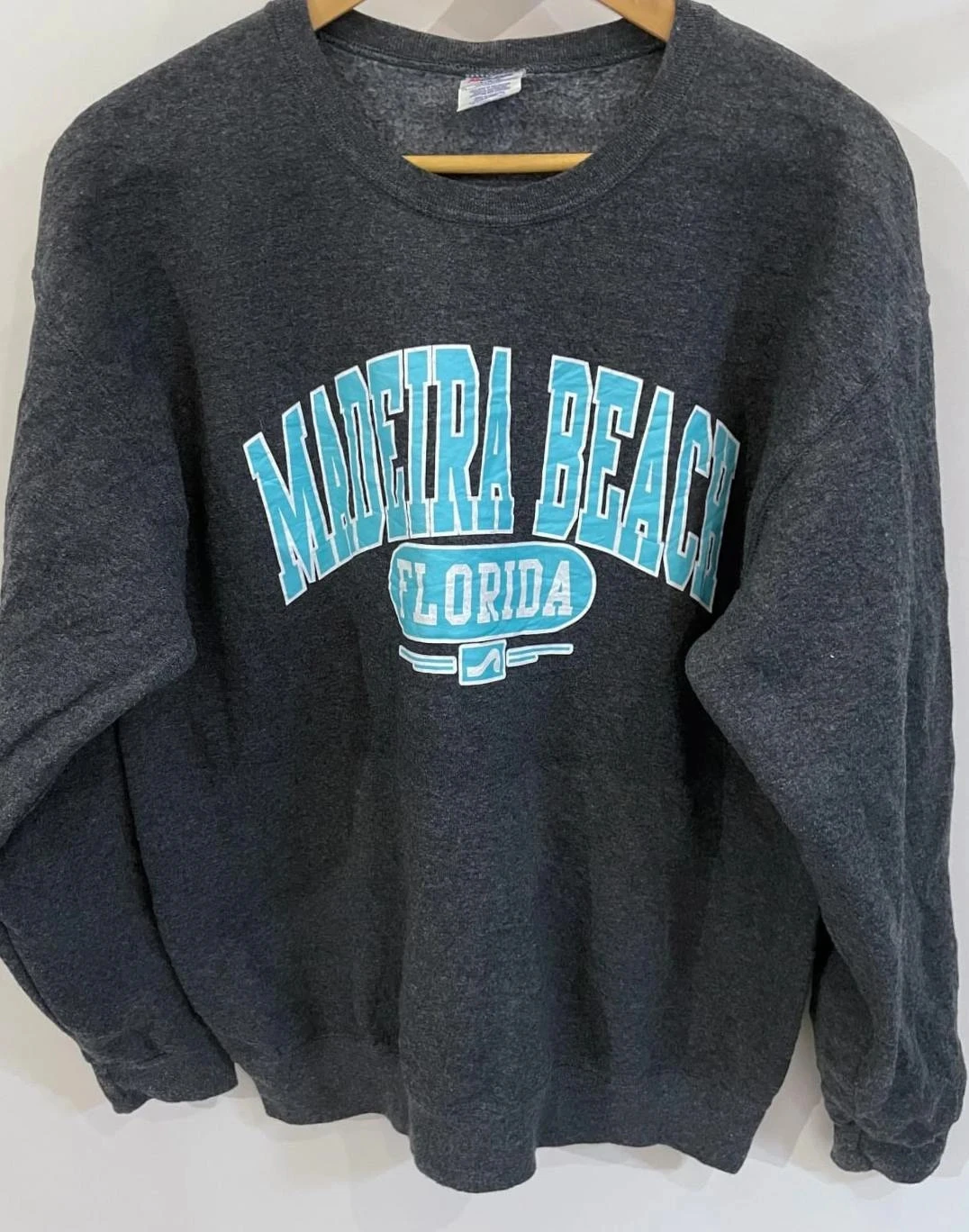 Crewneck Jerzees print grey Unisex L